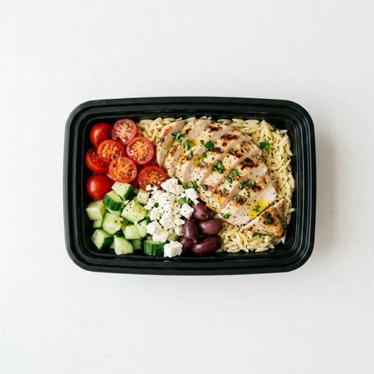 Mediterranean Chicken & Orzo Bowl